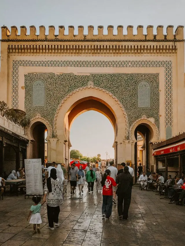 Moroccan street detail